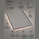 Espejo de baño con luz LED Ledimex California Detalle 5