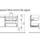 Mueble de baño con encimera de madera Salgar Noja Detalle 10