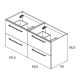 Conjunto mueble de baño Royo Easy Croquis 10