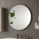 Espejo de baño Coycama Redondo Black Ambiente 1