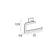 Toallero anilla grande de baño Manillons Torrent Sintor Croquis 2