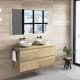 Mueble de baño con encimera de madera Bruntec Roma Principal 3