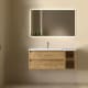 Mueble de baño con encimera de madera Bruntec Atlanta Principal 0