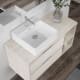 Mueble de baño con encimera de madera Bruntec Atlanta Detalle 4