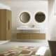 Mueble de baño con encimera solid surface y cajonera Bruntec Alpes 4 Ambiente 5