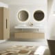 Mueble de baño con encimera solid surface y cajonera Bruntec Alpes 4 Ambiente 6
