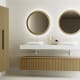 Mueble de baño con encimera solid surface y cajonera Bruntec Alpes 4 Principal 0