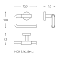 Portarrollos de baño Cosmic Architect S+ Croquis 9