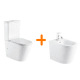 Pack inodoro + cisterna + bidé Bruntec Lisboa Principal 2