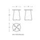 Taburete de baño Cosmic Geyser Croquis 9