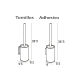 Escobillero de baño a pared Manillons Torrent Bassic Croquis 1