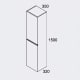 Columna de baño Bruntec Roma Croquis 4