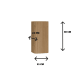 Colgar de baño Bruntec Baviera Croquis 3