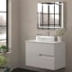 Mueble de baño con encimera piedra compactada mismo color Bruntec Lia colores Principal 3