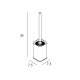 Escobillero de baño Manillons Torrent Slim Croquis 6