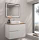 Mueble de baño con encimera de madera Bruntec Limo colores Principal 0