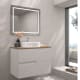Mueble de baño con encimera de madera Bruntec Limo colores Principal 2