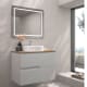 Mueble de baño con encimera de madera Bruntec Limo colores Principal 3