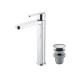 Pack Grifo de lavabo caño alto Imex Roma + Válvula click-clack Principal 0