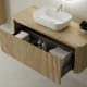Mueble de baño con encimera de madera maciza Bruntec Baviera Detalle 2