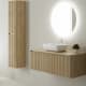Mueble de baño con encimera de madera maciza Bruntec Baviera Principal 0