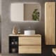 Conjunto mueble de baño con lavabo sobre encimera Salgar Bequia Principal 3