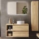 Conjunto mueble de baño con lavabo sobre encimera Salgar Bequia Principal 2