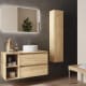 Conjunto mueble de baño con lavabo sobre encimera Salgar Bequia Principal 4