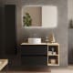 Conjunto mueble de baño con lavabo sobre encimera Salgar Bequia Principal 2