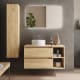 Conjunto mueble de baño con lavabo sobre encimera Salgar Bequia Principal 2