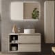 Conjunto mueble de baño con lavabo sobre encimera Salgar Bequia Principal 10