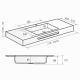 Lavabo encastrado Bruntec Formas Croquis 2