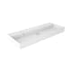 Lavabo encastrado para dos grifos de un seno 12 cm alto Visobath Lila Principal 0