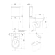 Inodoro completo Unisan Sanindusa Winner Confort PMR Croquis 9
