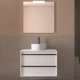 Mueble de baño con encimera de madera Salgar Attila Ambiente 25