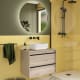 Mueble de baño con encimera de madera Salgar Attila Ambiente 13
