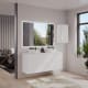 Mueble de baño MDF lacado con encimera de madera Bruntec Vilma Principal 0