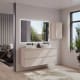 Mueble de baño MDF lacado con encimera de madera Bruntec Vilma Principal 1