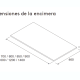 Mueble de baño con encimera de madera Salgar Attila Croquis 9