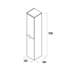 Columna de baño Salgar Uniiq Croquis 22