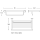 Toallero de baño Cosmic Architect S+ Croquis 9