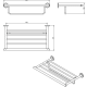 Toallero de baño Cosmic Architect S+ Croquis 11