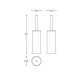 Escobillero de baño de Cosmic Geyser Croquis 5