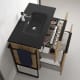 Mueble de baño Coycama Galsaky industrial Detalle 8