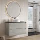 Mueble de baño con encimera Piedra Compactada negra Bruntec Artemisa Principal 2