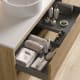Mueble de baño con encimera Piedra Compactada negra Bruntec Artemisa Detalle 12