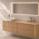 Mueble de baño con encimera de madera Bruntec Duna Principal 3