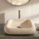 Lavabo de mármol natural Bruntec Dinámo Principal 1
