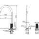 Grifo de cocina Imex de Manacor Croquis 7