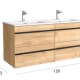 Conjunto mueble de baño Salgar Born Detalle 4